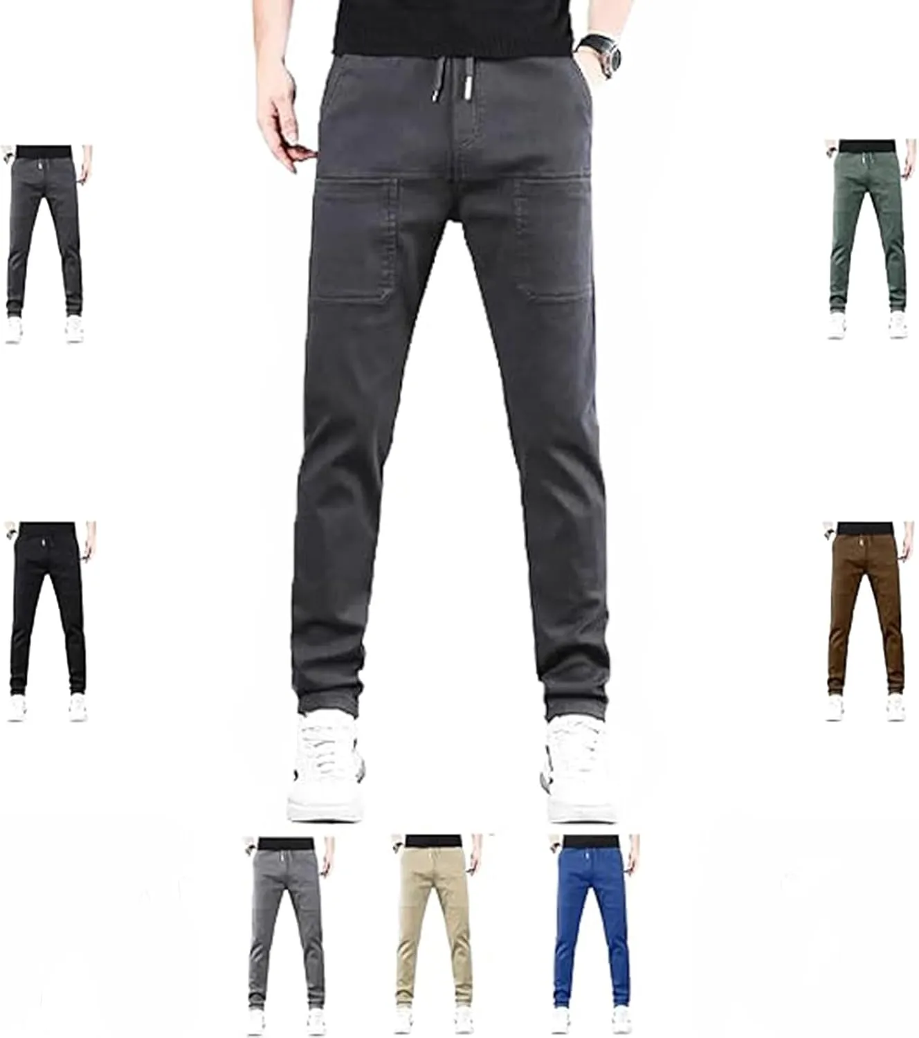 Acegents Mens Pants, Acegents Cargo Pants,Acegents Multipants,High Stretch Multi-Pocket Cargo Pants
