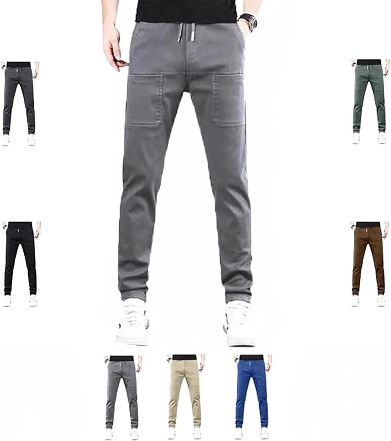 Acegents Mens Pants, Acegents Cargo Pants,Acegents Multipants,High Stretch Multi-Pocket Cargo Pants