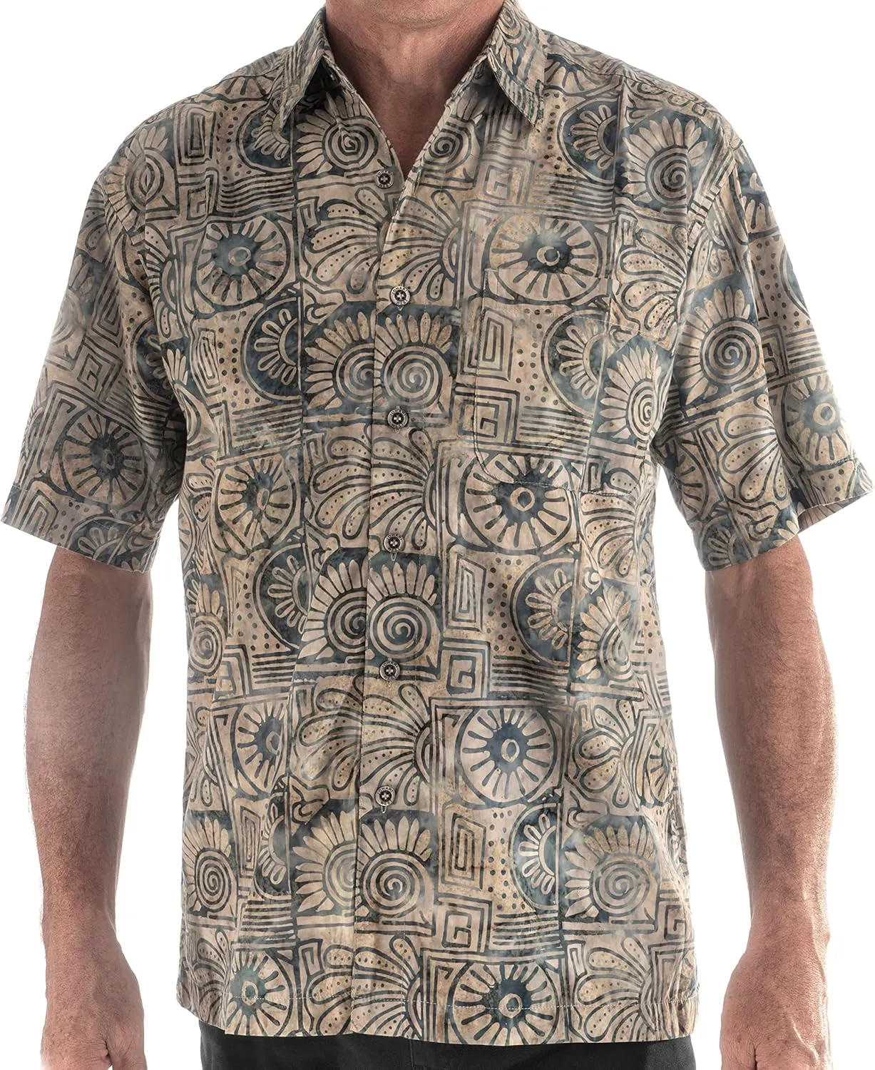 Antigua Summer Tropical Hawaiian Batik Shirt