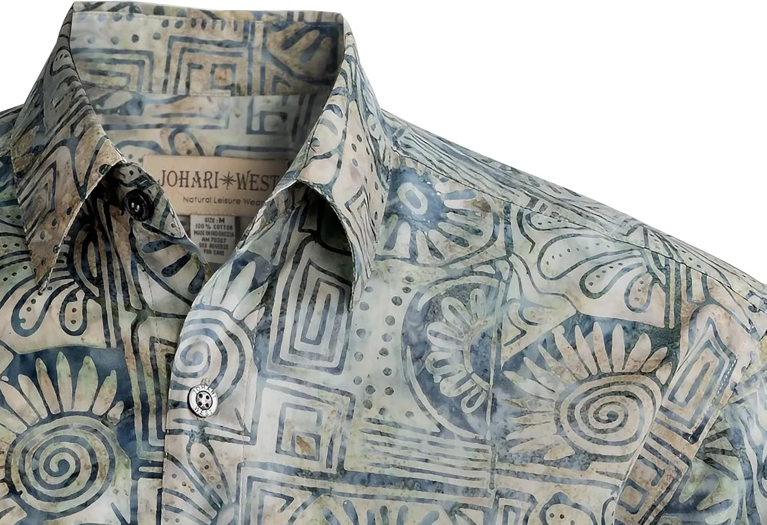 Antigua Summer Tropical Hawaiian Batik Shirt