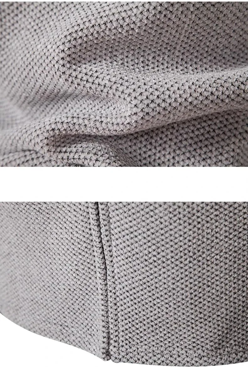 Autumn Winter Men's Fashion Overcoat Sweater Cardigan Padded Casual Jacket Hoodies