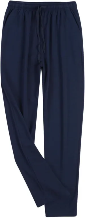 Cambkatl Men's Comfy Modal Pajama Pants Loose Drawstring Lounge Pants Sleepwear Bottom with Pockets