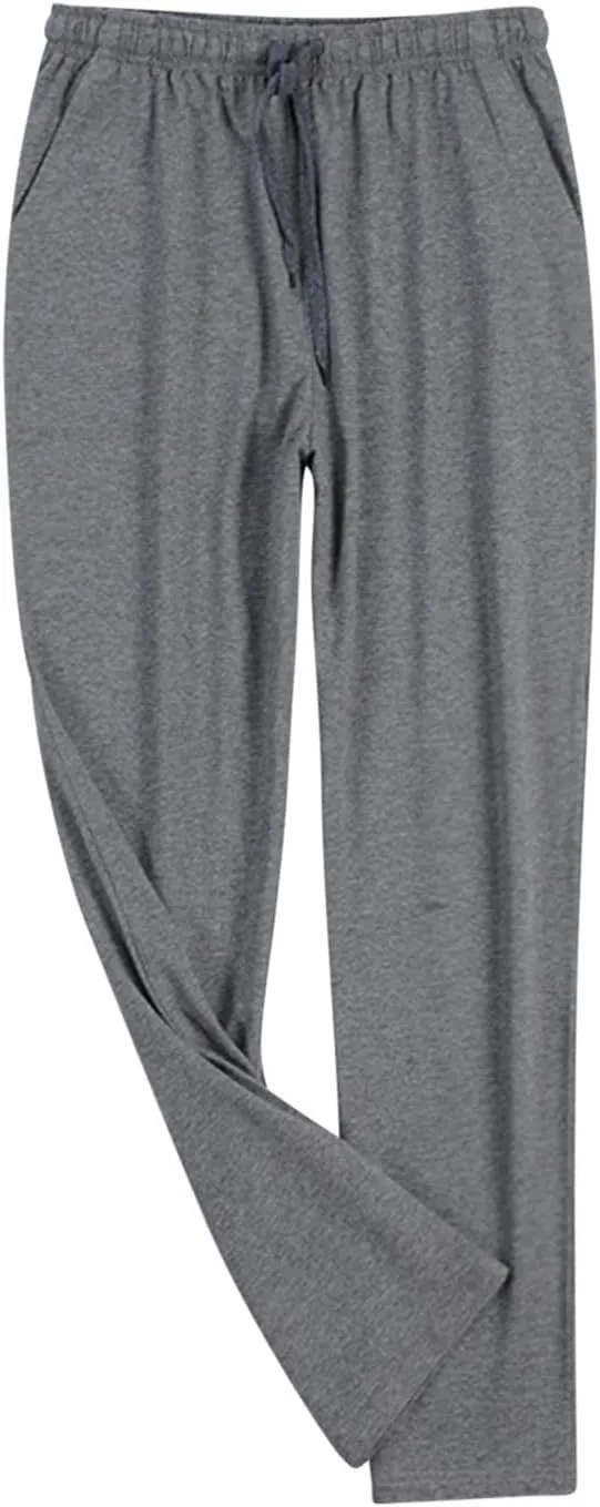 Cambkatl Men's Comfy Modal Pajama Pants Loose Drawstring Lounge Pants Sleepwear Bottom with Pockets