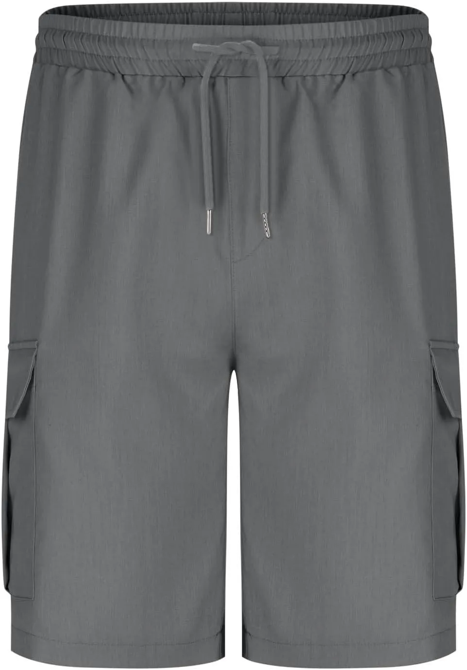 Cargo Shorts for Men Stretch Waist Casual Lightweight Relaxed Fit Hiking Outdoor Drawstring Work Shorts Multi Pockets