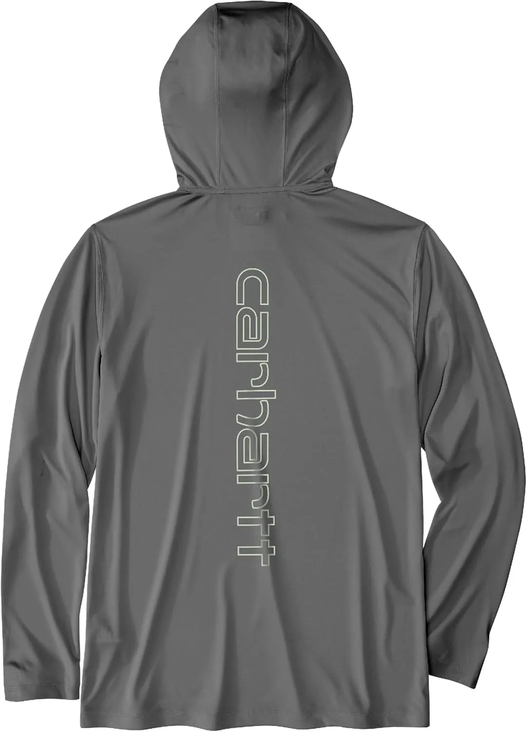 Carhartt Men's Force Sun Defender™ Lightweight Long-Sleeve Hooded Logo Graphic T-Shirt