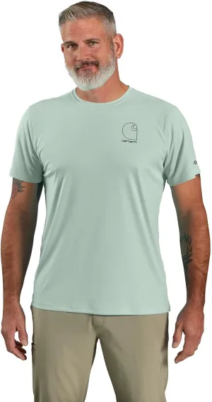 Carhartt Men's Force Sun Defender™ Lightweight Short-Sleeve Logo Graphic T-Shirt