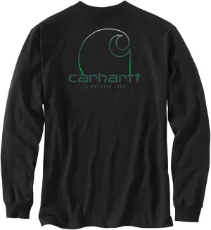 Carhartt Men's Loose Fit Heavyweight Long Sleeve Pocket C Graphic T-Shirt