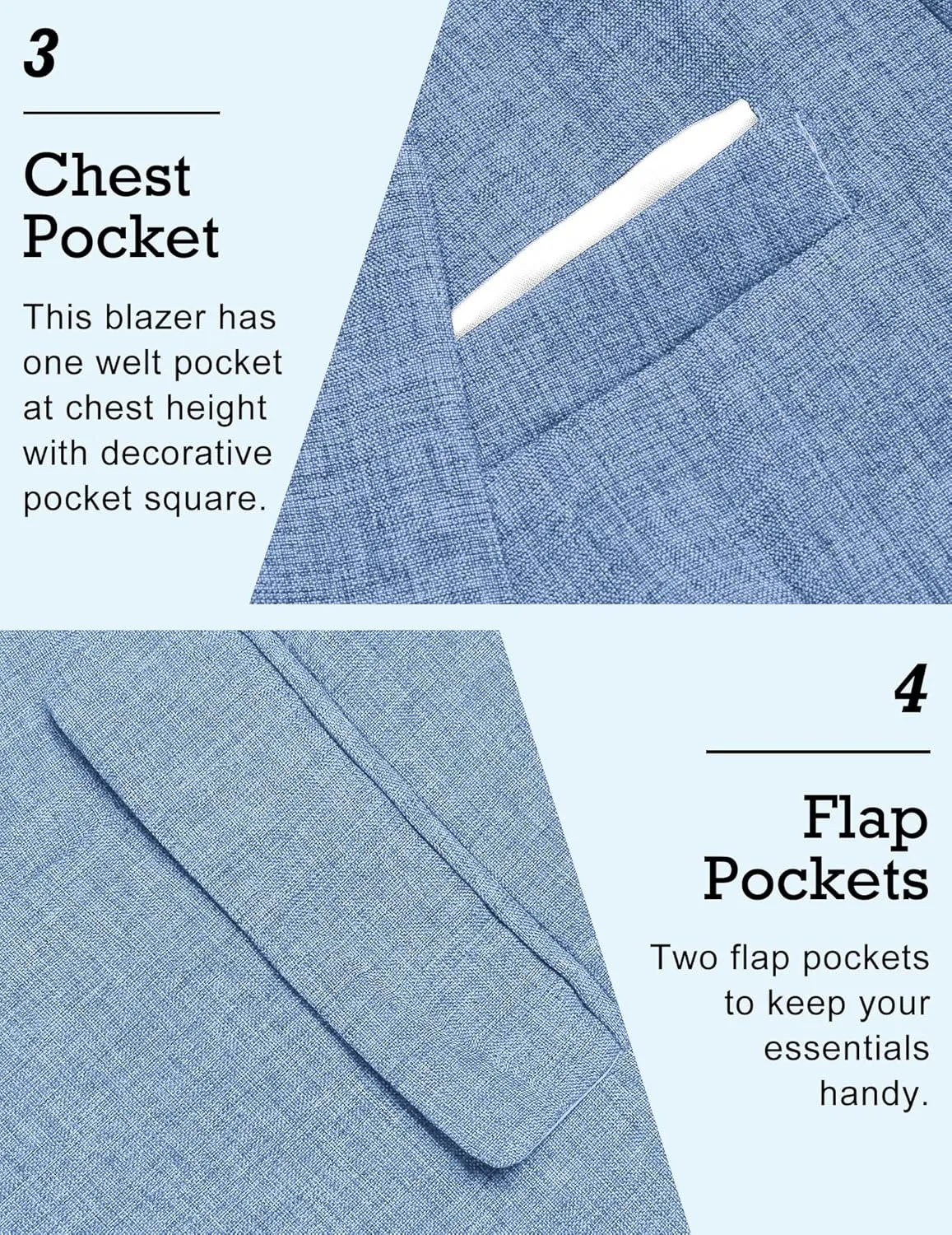 COOFANDY Men's Blazer Casual Sport Coats Slim Fit One Button Suit Jacket Lightweight Sports Jacket