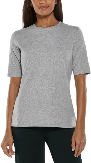 Coolibar UPF 50  Women's Morada Everyday Short Sleeve T-Shirt - Sun Protective