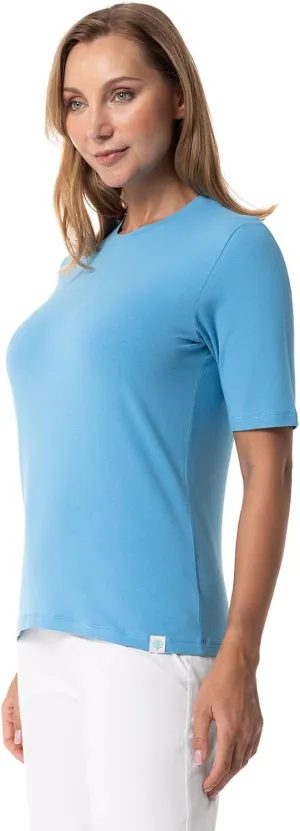 Coolibar UPF 50  Women's Morada Everyday Short Sleeve T-Shirt - Sun Protective