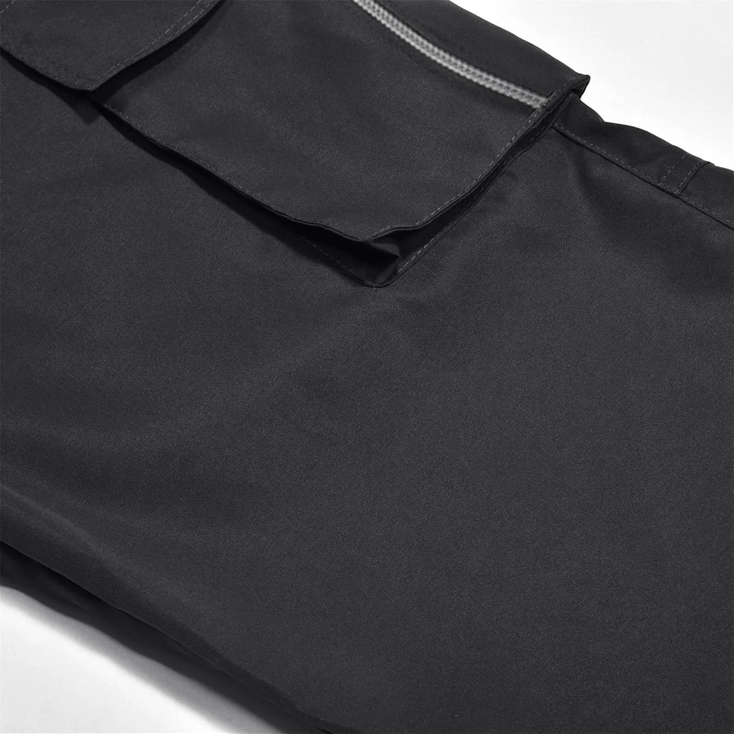 DGHM-JLMY Mens Outdoor Cargo Pants Casual Hiking Athletic Pant Trousers Drawstring Loose Straight Joggers Sweatpants