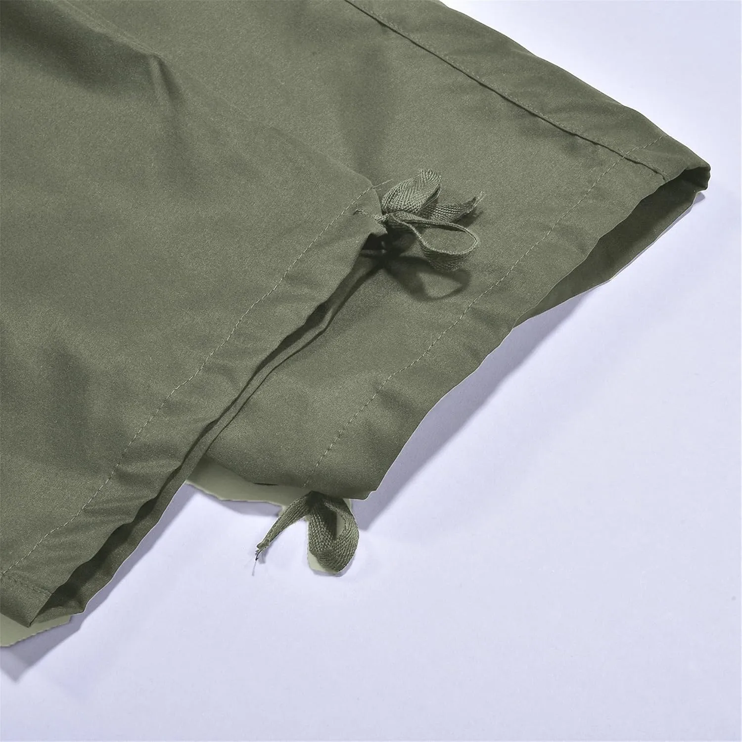 DGHM-JLMY Mens Outdoor Cargo Pants Casual Hiking Athletic Pant Trousers Drawstring Loose Straight Joggers Sweatpants
