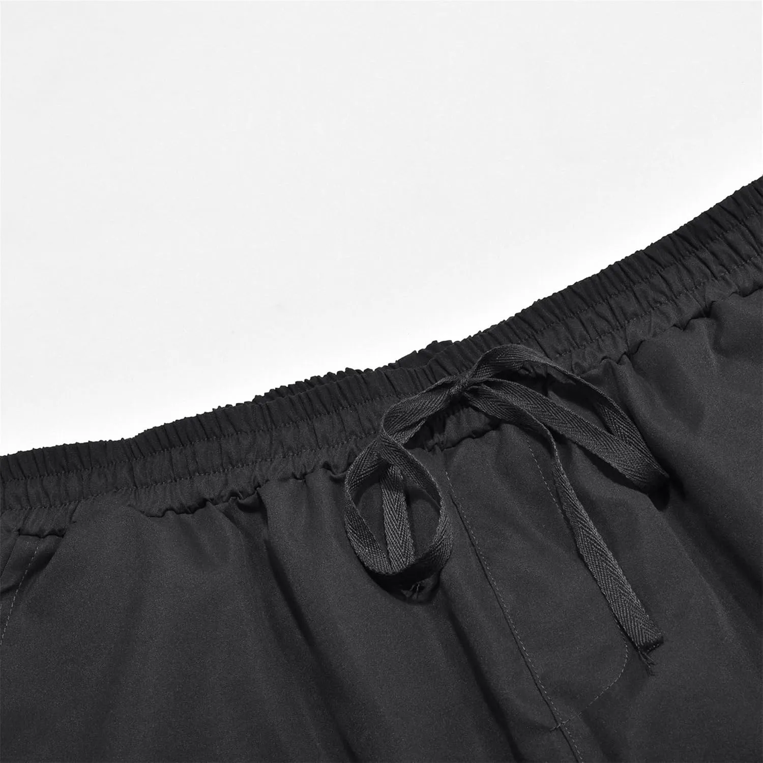 DGHM-JLMY Mens Outdoor Cargo Pants Casual Hiking Athletic Pant Trousers Drawstring Loose Straight Joggers Sweatpants