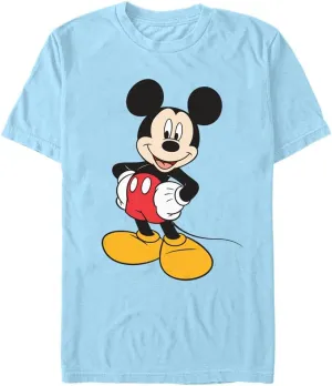 Disney Men's Classic Mickey Mouse Full Size Graphic Short Sleeve T-Shirt