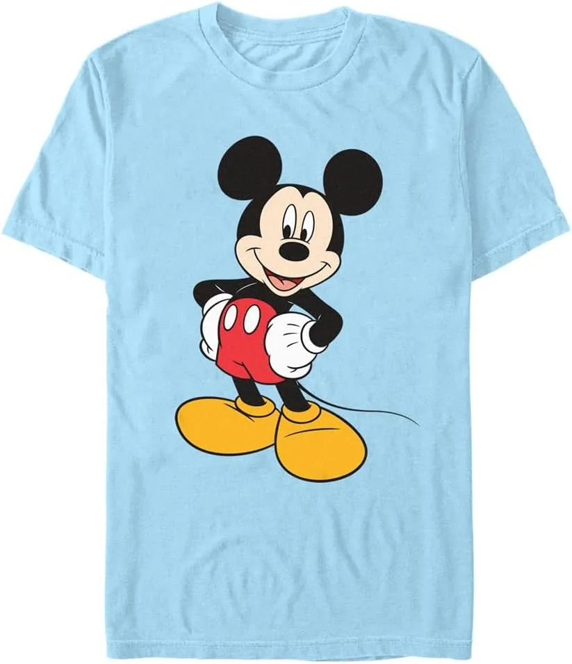Disney Men's Classic Mickey Mouse Full Size Graphic Short Sleeve T-Shirt