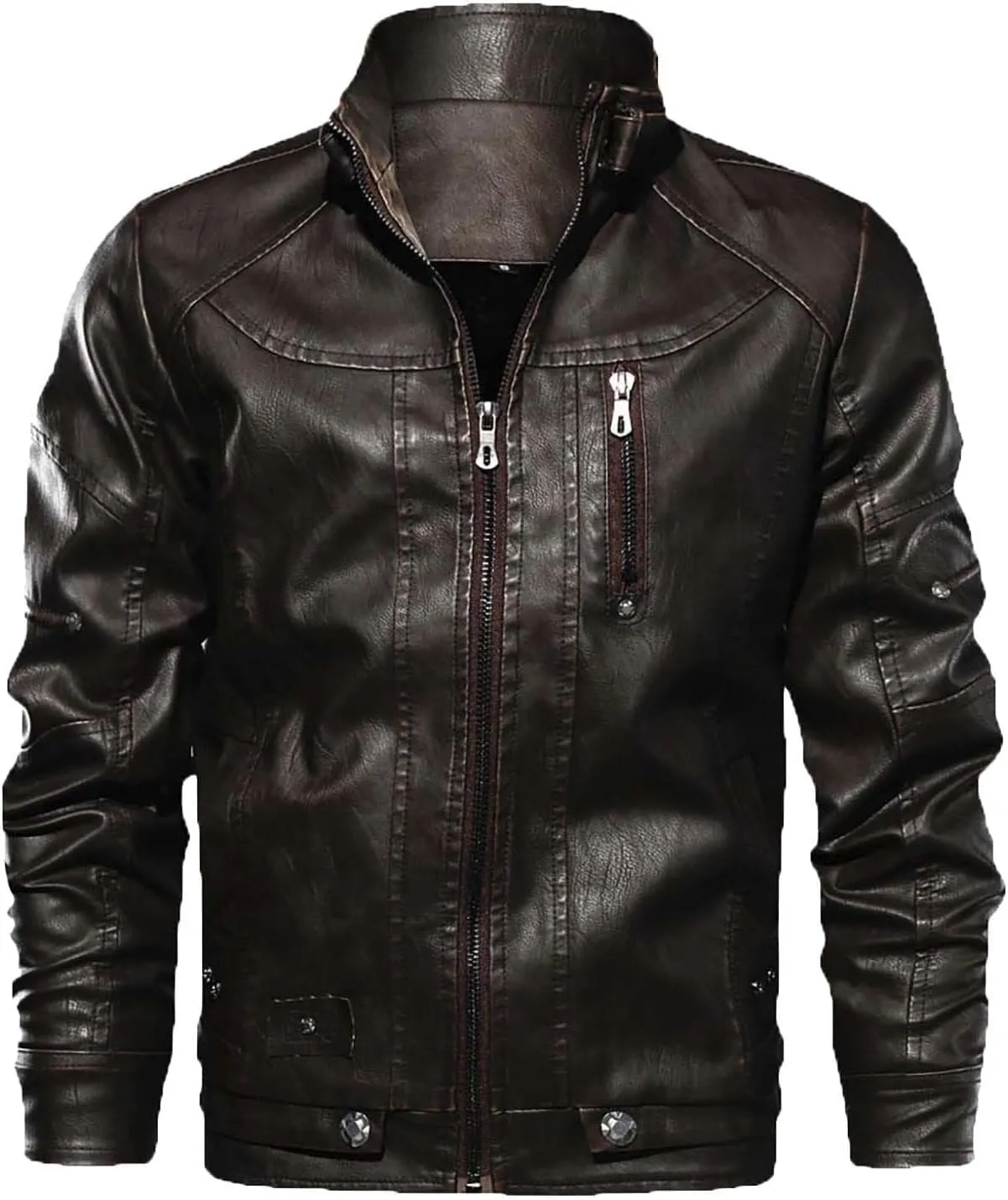 DuDubaby Men Casual Winter Warm Top Blouse Thickening Coat Outwear Top Blouse Jacket