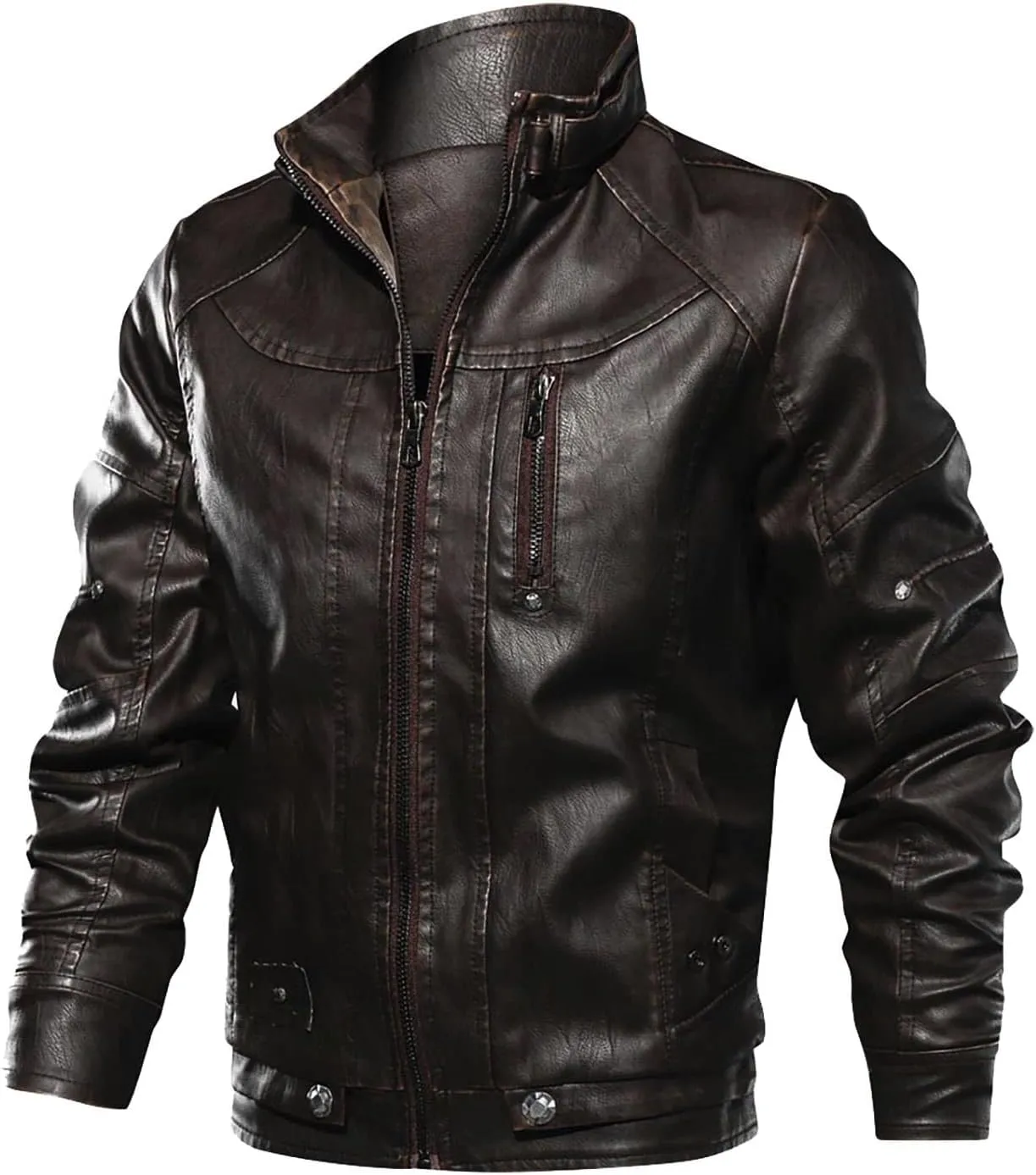 DuDubaby Men Casual Winter Warm Top Blouse Thickening Coat Outwear Top Blouse Jacket
