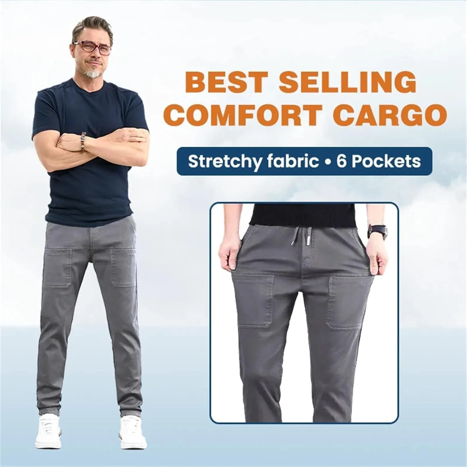 Expositiontext Multipants – High Stretch Multi-Pocket Cargo Pants, Mencomfy Cargo Pants, Palcomfy Pants for Men