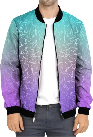 Faux Fur Jacket Men Mens Lightweight Jacket Autumn and Winter Printed Thin Jackets Casual Versatile Printed Jackets