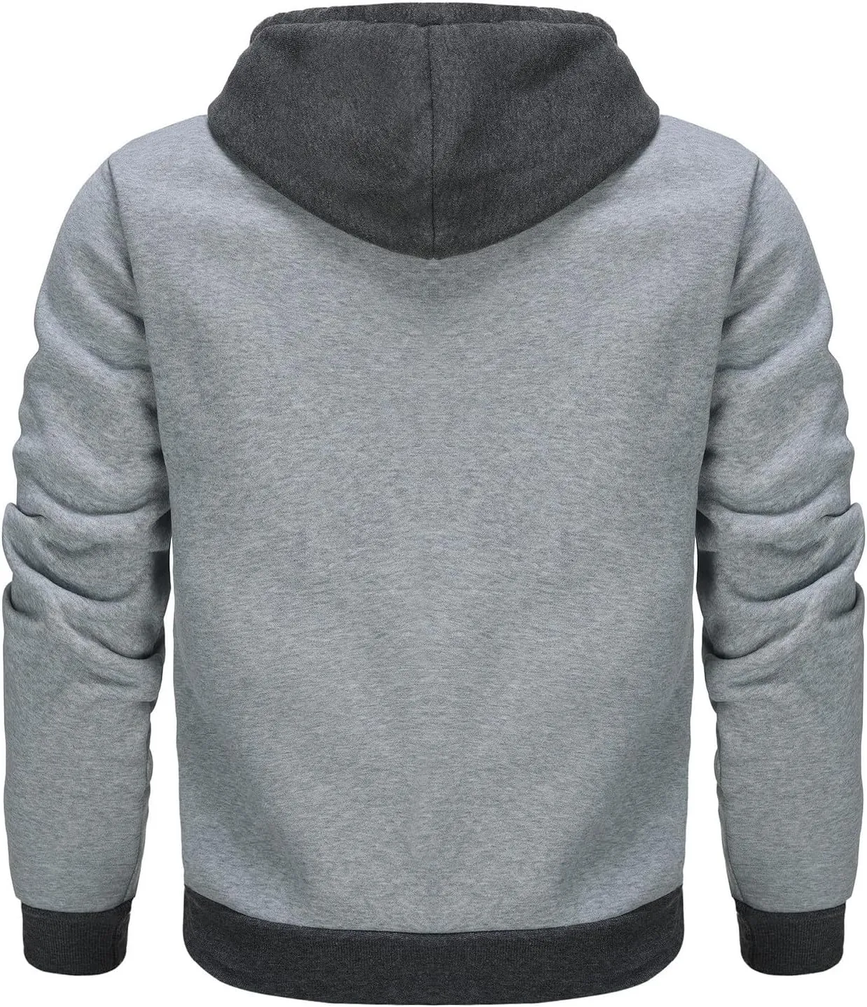 Full Zip Hoodies For Men,Mens Sweatshirt Hooded Fall Sports Jacket Lightweight Slim Fit Casual Long Sleeve Coat