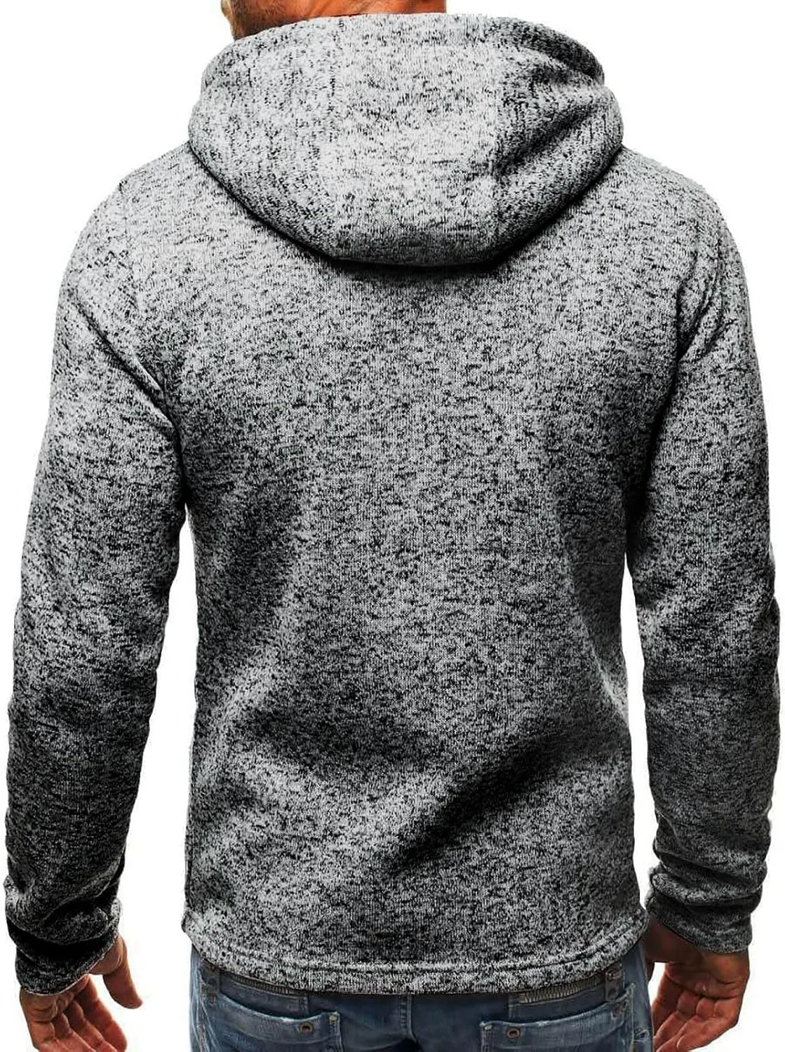 Full Zip Hoodies For Men,Mens Sweatshirt Hooded Fall Sports Jacket Lightweight Slim Fit Casual Long Sleeve Coat