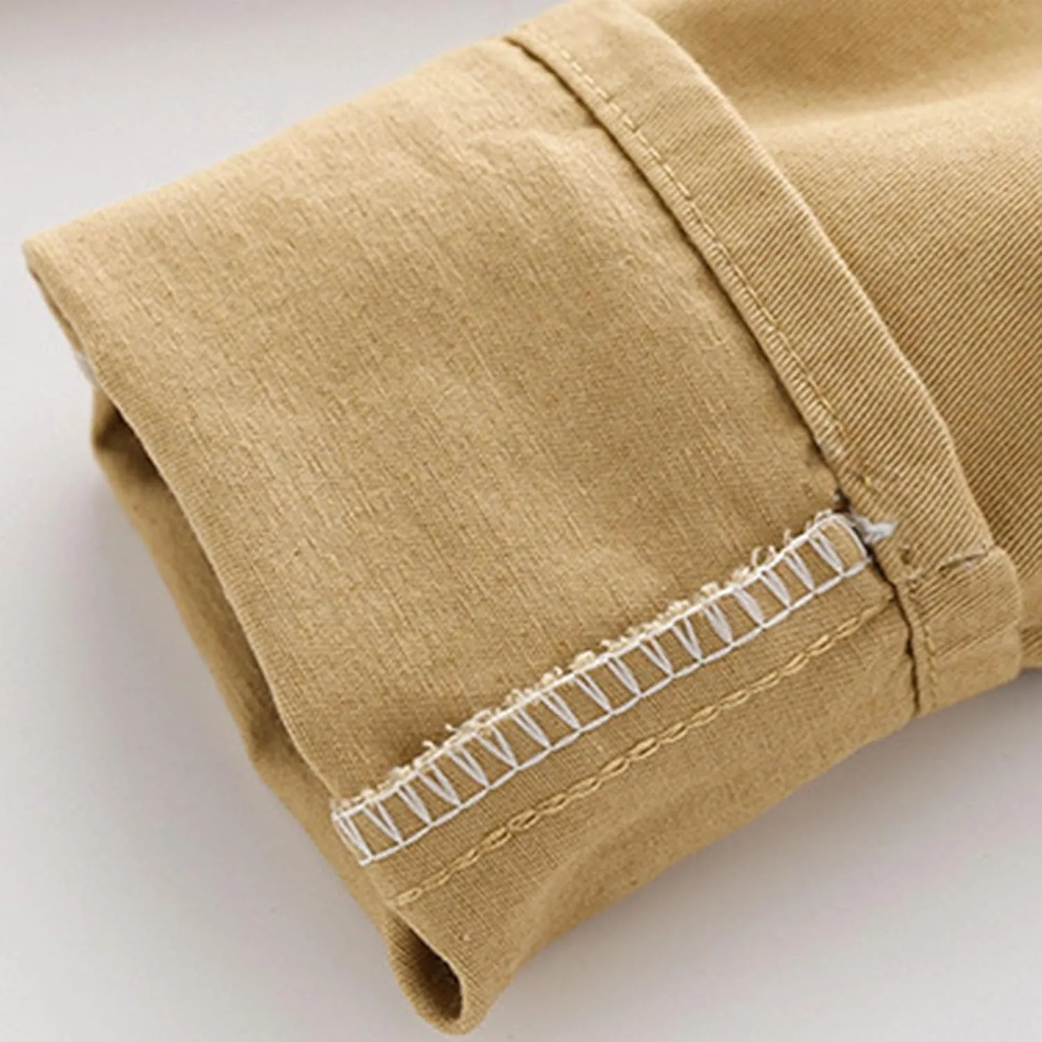 Girls Vintage Multi-Pocket Cargo Pants Elastic Waist Jogger Pants Kids Hiking Trousers