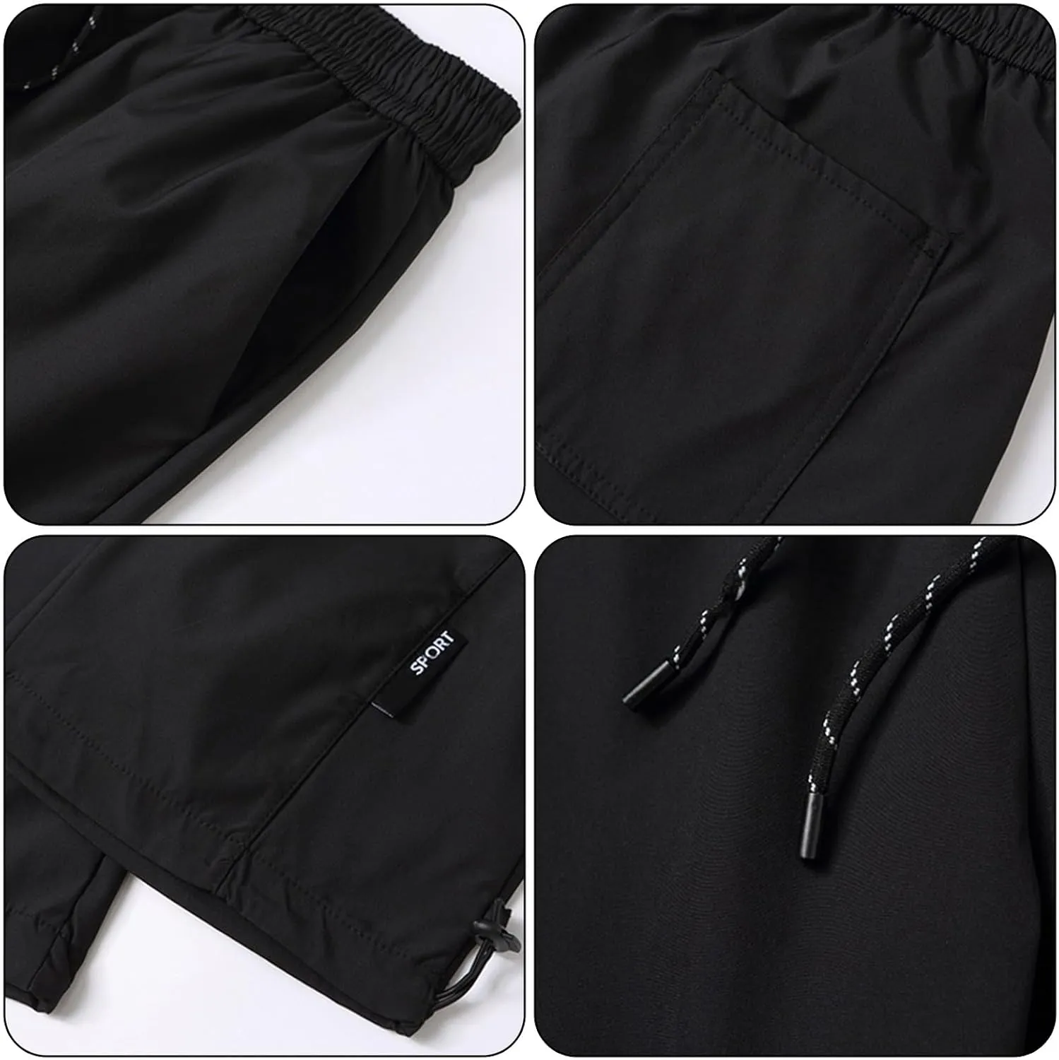 Hiking Pants Men Baggy Cargo Work Pants Cargo Overalls for Men Men's Flex Waist Outdoor Cargo Pant 30 X 34 Men's
