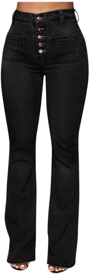 Jeans for Women 2024 Pants Waisted Trousers Jeans Lace Poket Denim Women's Jeans Black Jeans Womens Black Pants for