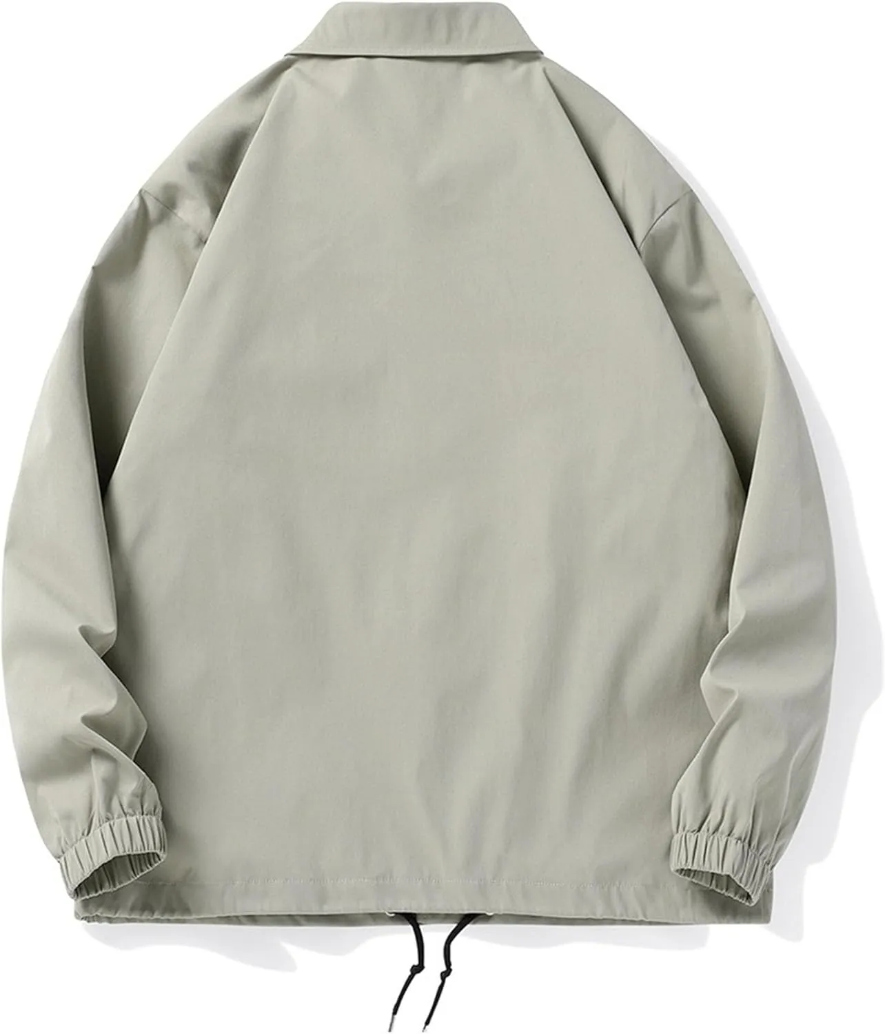 JEKE-DG Men's Fashion Casual Lapel Jacket Solid Lightweight Button Down Jackets Long Sleeve Classic Jacket Coat