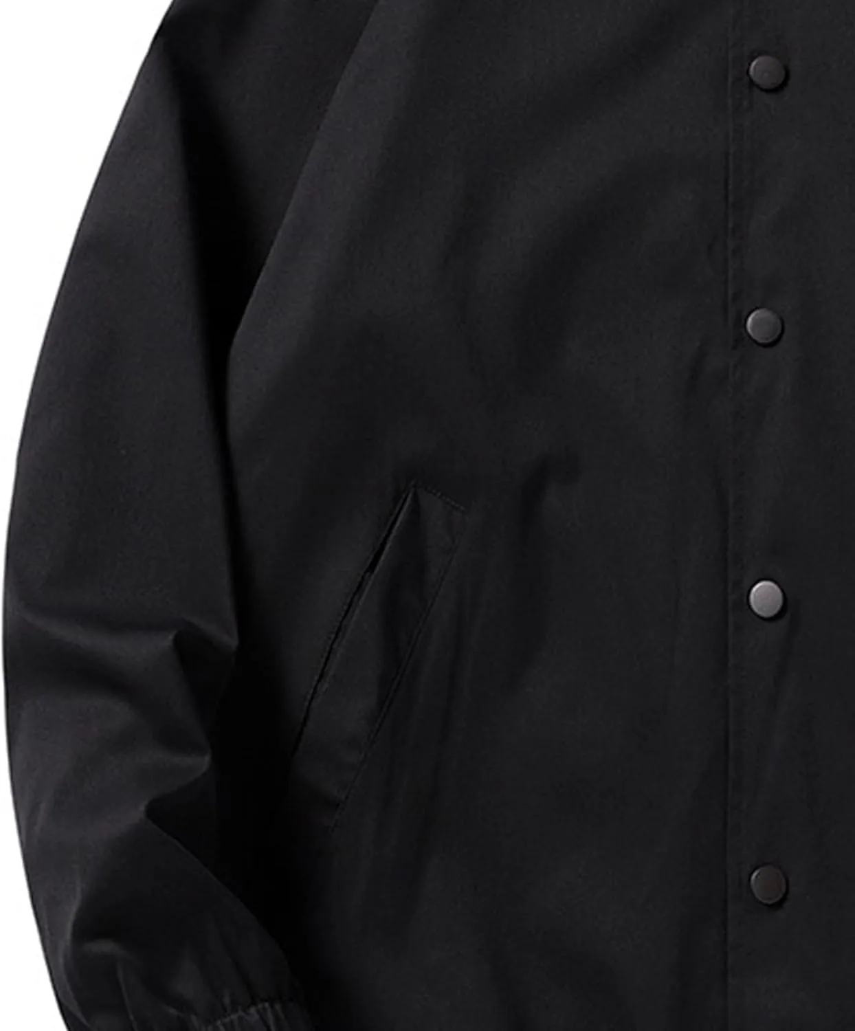 JEKE-DG Men's Fashion Casual Lapel Jacket Solid Lightweight Button Down Jackets Long Sleeve Classic Jacket Coat