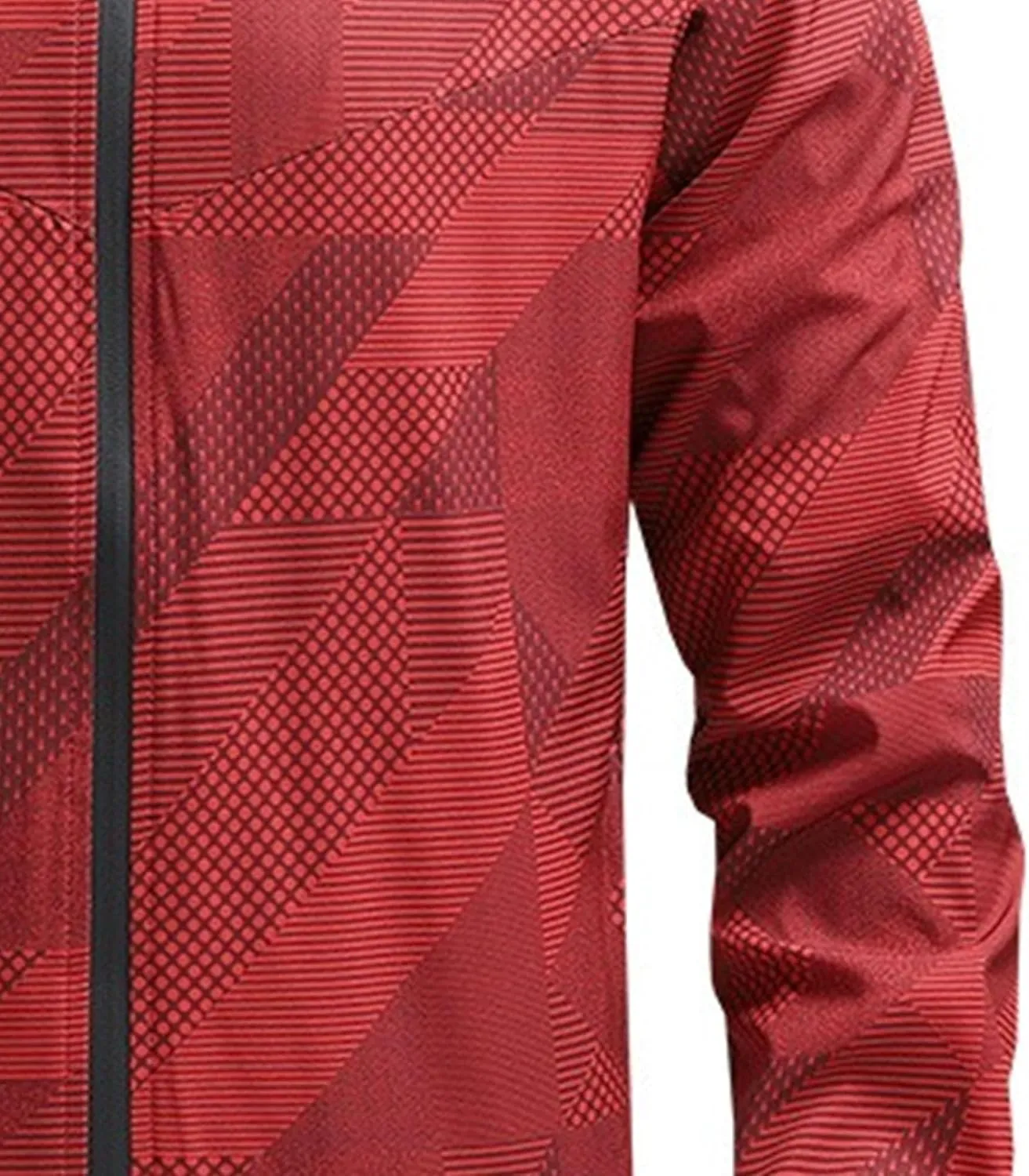 JEKE-DG Men's Hooded Loose Fit Athletic Jacket Quick Dry Casual Windbreaker Jackets Lightweight Zipper Fashion Jacket Coat