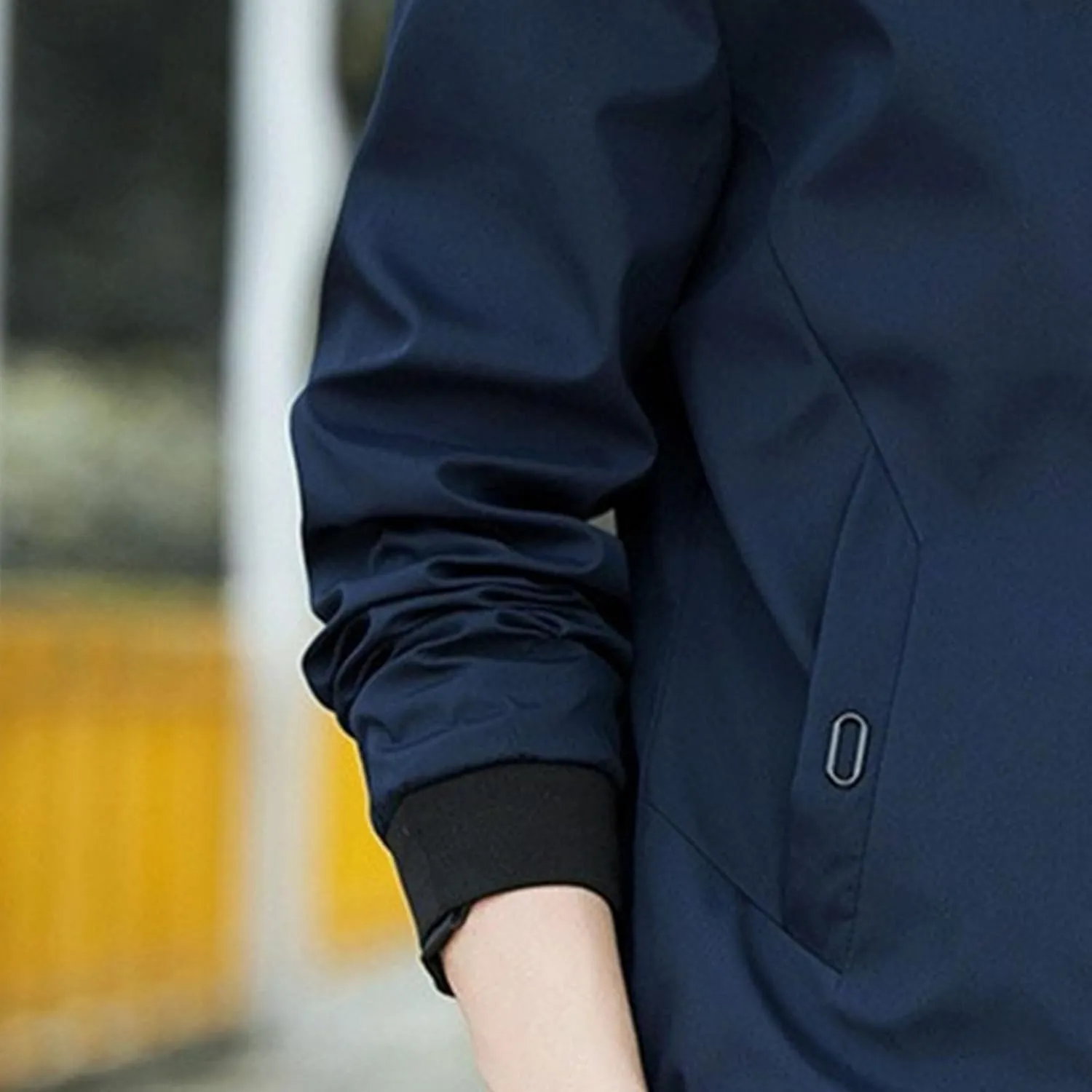 JEKE-DG Men's Relaxed Fit Classic Outdoor Jacket Lightweight Fashion Baseball Overshirt Casual Spring Fall Jacket Coat