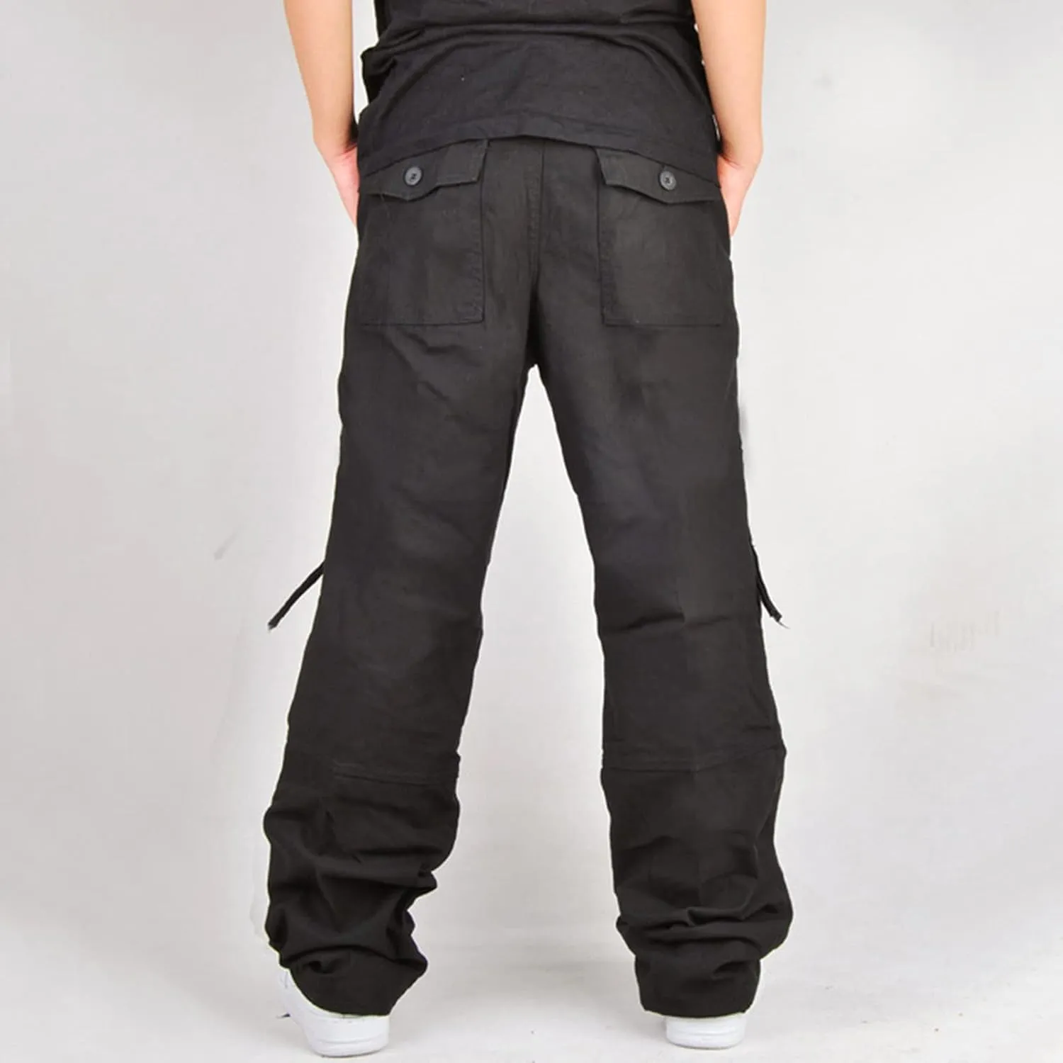 JEShifangjiusu Men's Outdoor Cargo Pants with Multi Pockets Cotton Tactical Hiking Pants Outdoor Military Army Cargo Pants