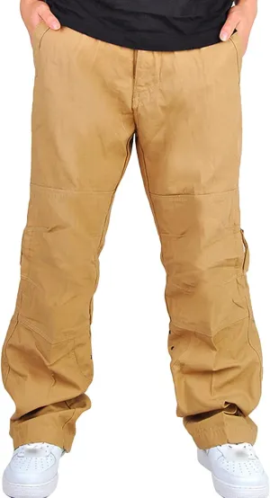 JEShifangjiusu Men's Outdoor Cargo Pants with Multi Pockets Cotton Tactical Hiking Pants Outdoor Military Army Cargo Pants