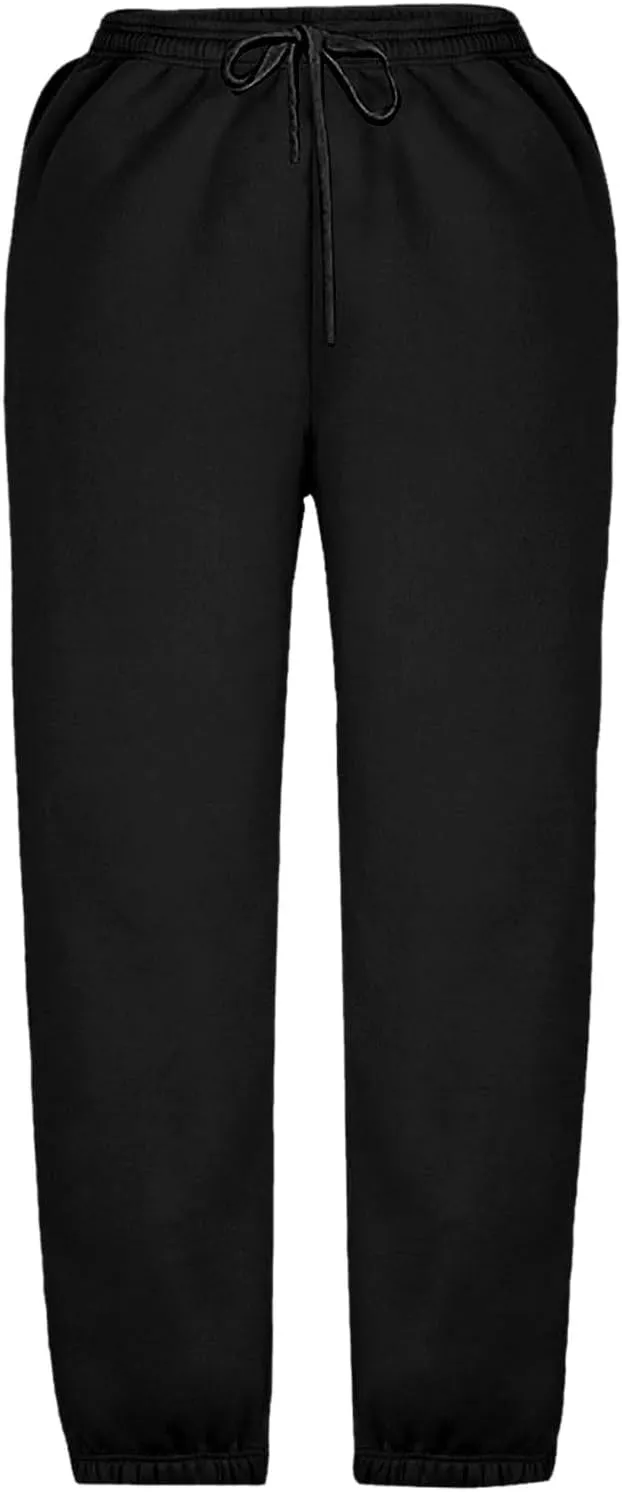 Kids Toddler Girls Joggers Solid Color Sweatpants Kids Cargo Loose High Waisted Elastic Pants with Pockets