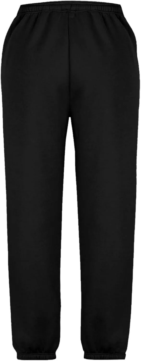 Kids Toddler Girls Joggers Solid Color Sweatpants Kids Cargo Loose High Waisted Elastic Pants with Pockets