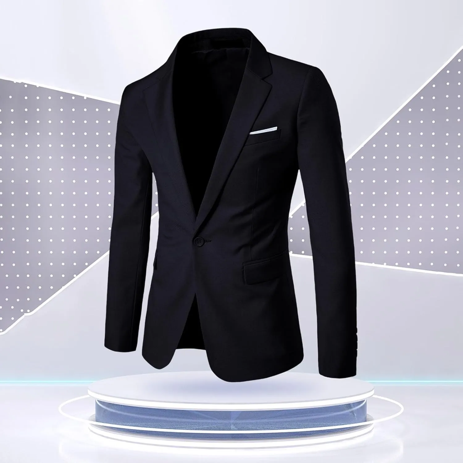 LCMTWX Sport Coat 2024 Slim Fit One Button Suit Coat Jacket Tops Men Fashion Men Blazer Men'S Blazer Sports Jackets For