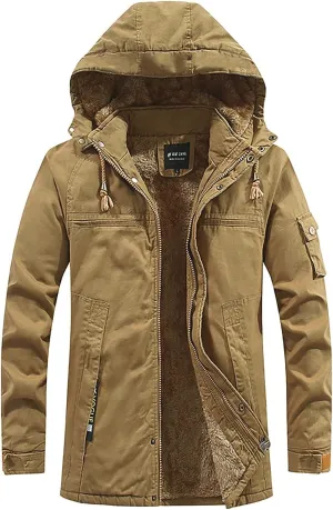 Lightweight Jacket for Mens Sports Jacket for Mens Winter Hooded Windproof Solid Long Sleeve Soft Coat Shell Jacket