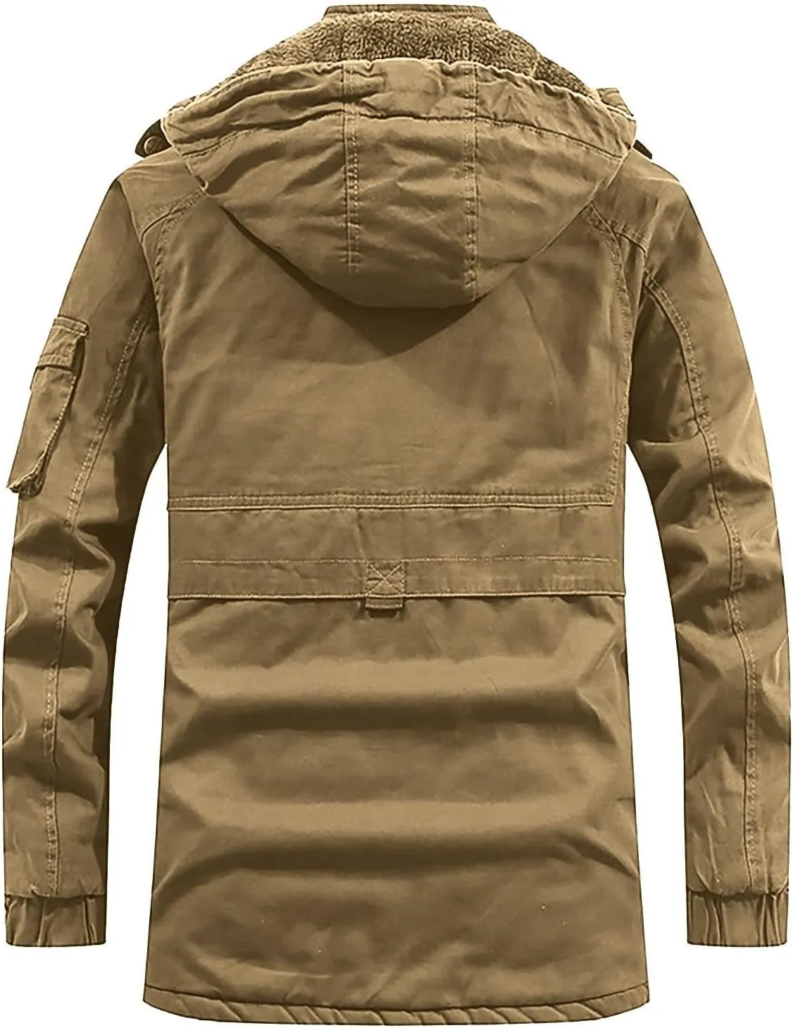 Lightweight Jacket for Mens Sports Jacket for Mens Winter Hooded Windproof Solid Long Sleeve Soft Coat Shell Jacket