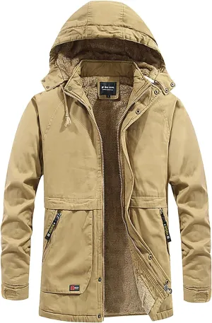 Lightweight Jacket for Mens Sports Jacket for Mens Winter Hooded Windproof Solid Long Sleeve Soft Coat Shell Jacket