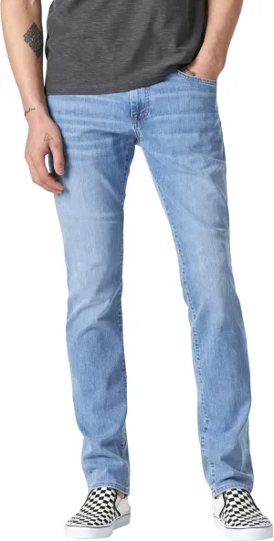 Mavi Jake Men's Regular Rise Slim Leg Jeans, Slim Fit Jeans for Men, Light Indigo Williamsburg, Light Blue Men's Jeans, 38 x 34
