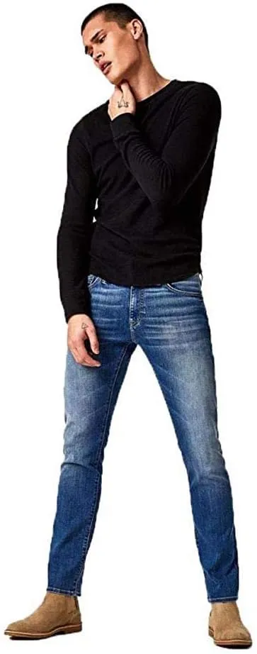 Mavi mens Jake Slim in Mid Foggy Williamsburg