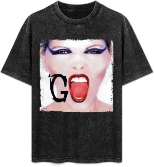 Men Women Vintage Oversized Short Sleeve T Shirt Novelty Drop Shoulder Top