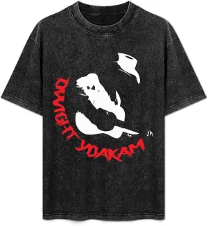 Men Women Vintage Oversized Short Sleeve T Shirt Novelty Drop Shoulder Tops