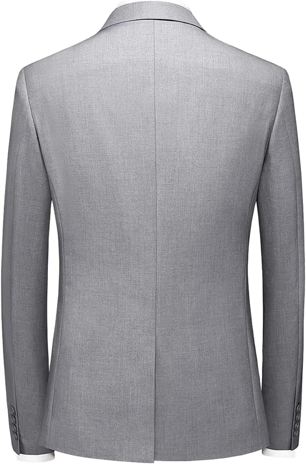 Mens 2 Piece Suit Slim Fit One Button Solid Blazer Jacket & Pants Business Wedding Party Homecoming Suits for Men