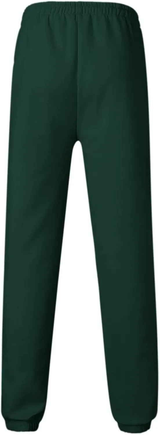 Mens Autumn and Winter High Street Fashion Leisure Loose Sports Running Solid Color Lace Up Pants Sweater Pants
