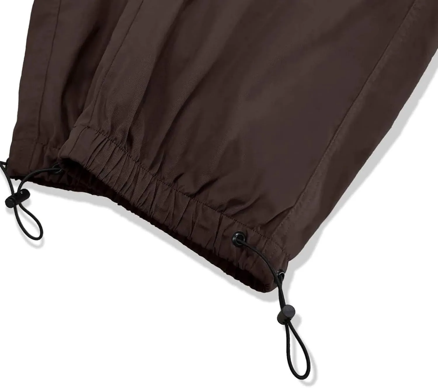 Men's Baggy Cargo Pants Trendy Casual Drawstring Loose Fit Harem Parachute Pants with Pockets