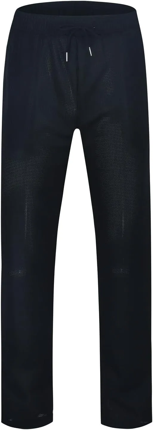 Men's Baggy Wide Leg Pants Summer Elastic Waist Trendy Comfortable Leisure Style Sport Clothes Fresh Trousers