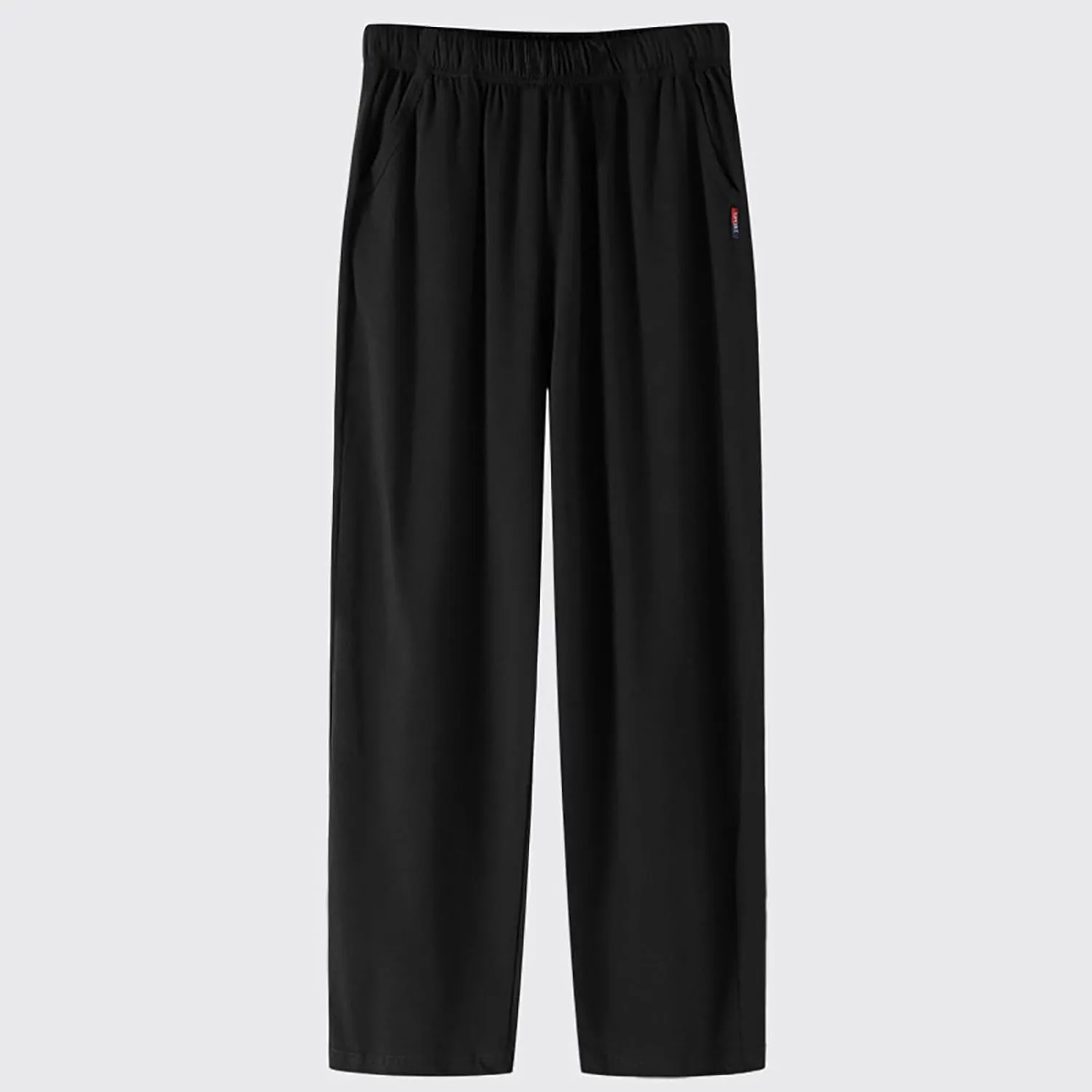 Men's Baggy Wide Leg Pants Summer Elastic Waist Trendy Comfortable Soft Fit Elasticity Comfy Fashion Trousers