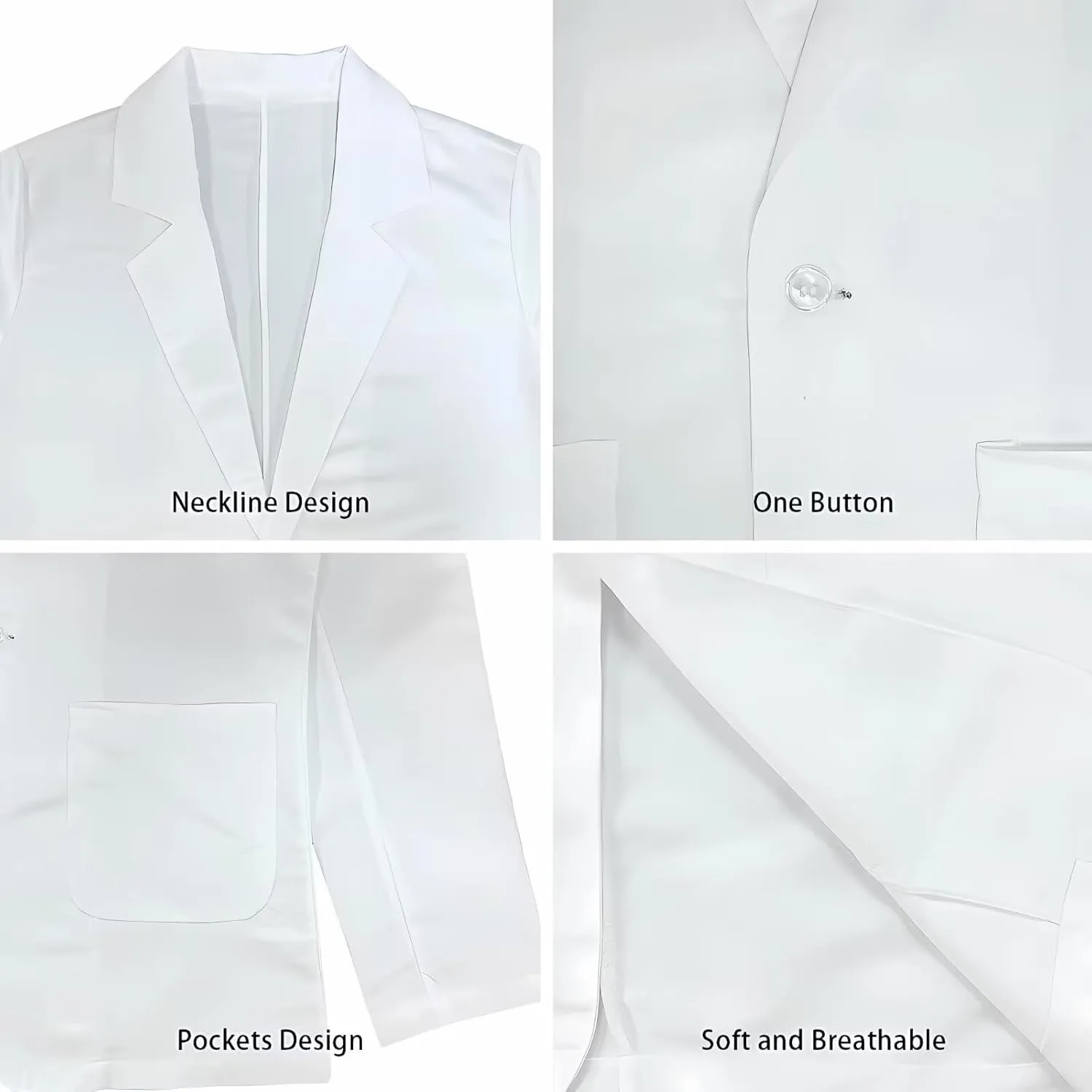 Mens Blazer Casual Sport Coats Slim Fit One Button Blazer Suit Jacket Lightweight Sports Jacket with Pockets